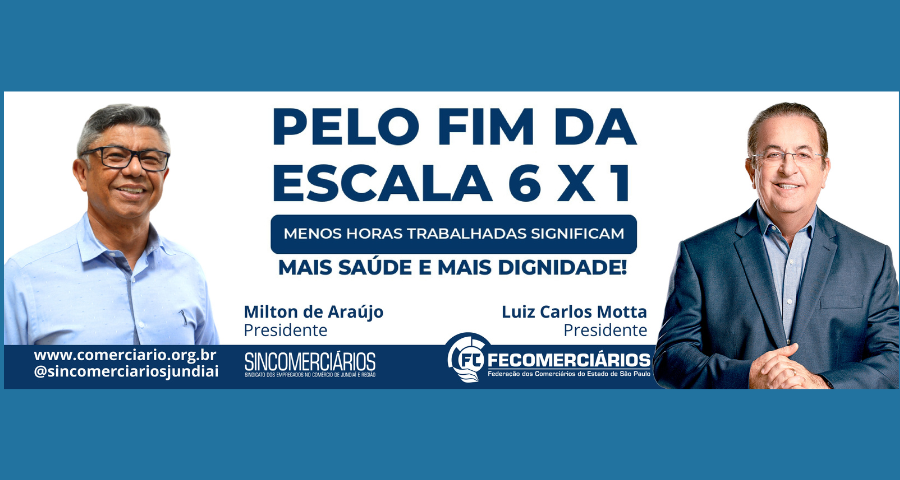 Comerciários pelo fim da esclada 6x1