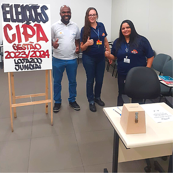 Diretor do Sincomerciários de Jundiaí confere eleição da Cipa do Assaí