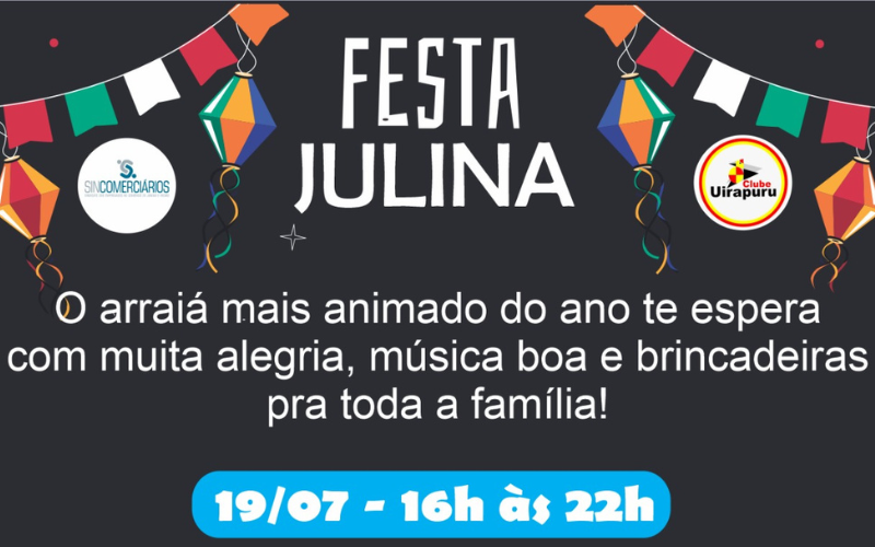 Festa Julina do Sincomerciários de Jundiaí será no Clube Uirapuru