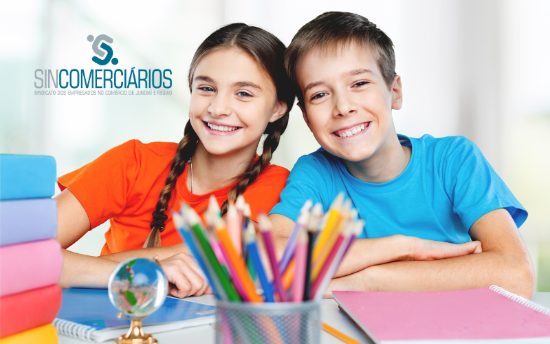 Kits de material escolar do Sincomerciários de Jundiaí serão distribuídos em janeiro