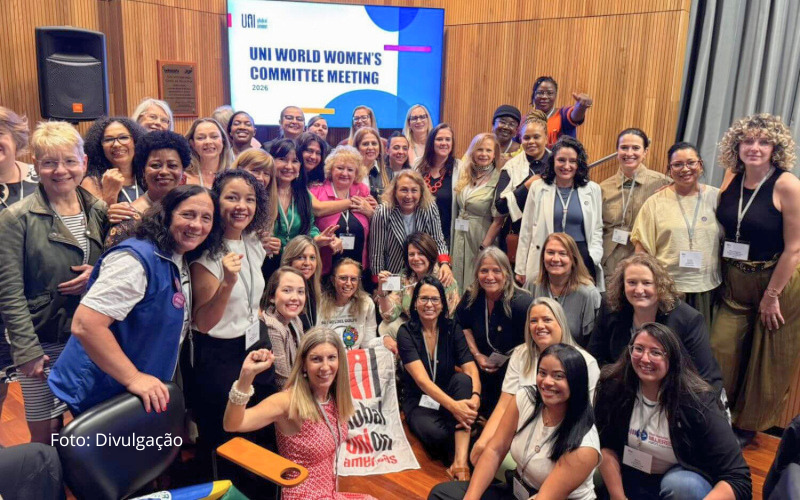 Secretária da Mulher dos Comerciários de Jundiaí participa de evento da Uni Global