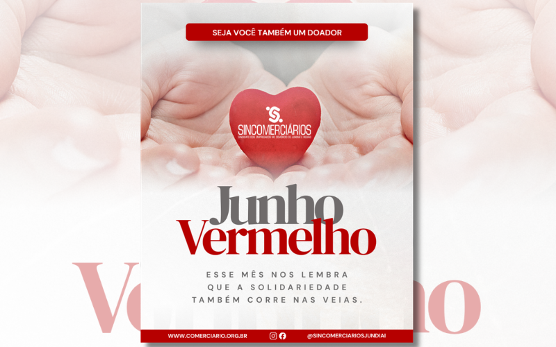 Sincomerciários incentiva doação de sangue em Jundiaí