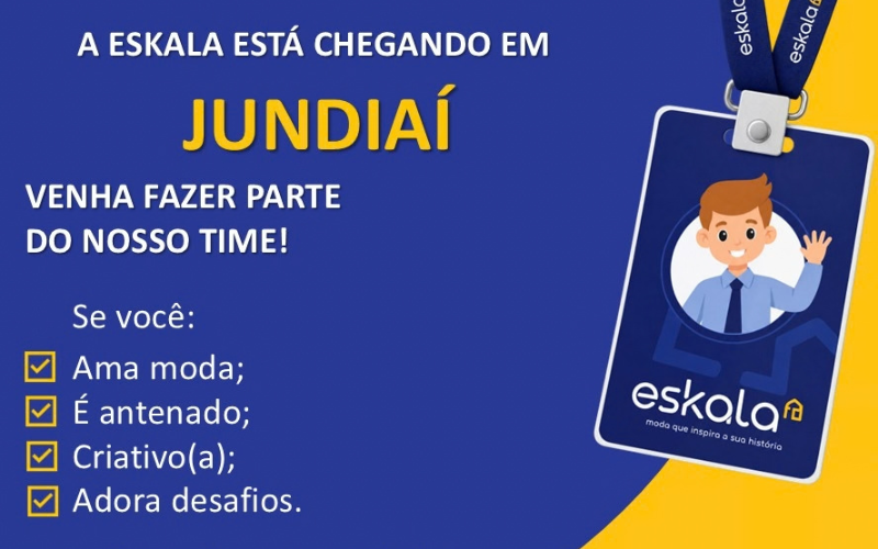 Eskala promove mutirão de vagas em Jundiaí nesta quinta-feira